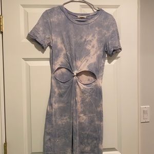 Urban outfitters blue and white tie dye dress